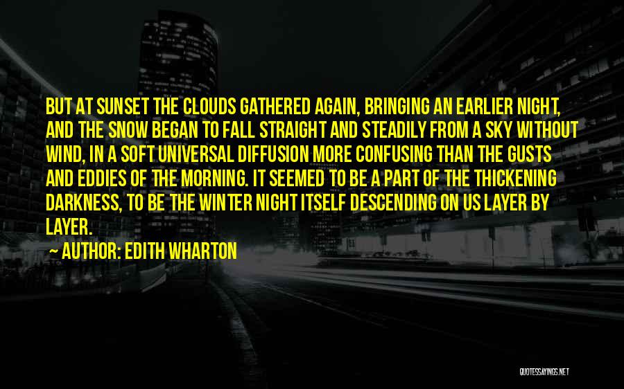 Winter Night Sky Quotes By Edith Wharton