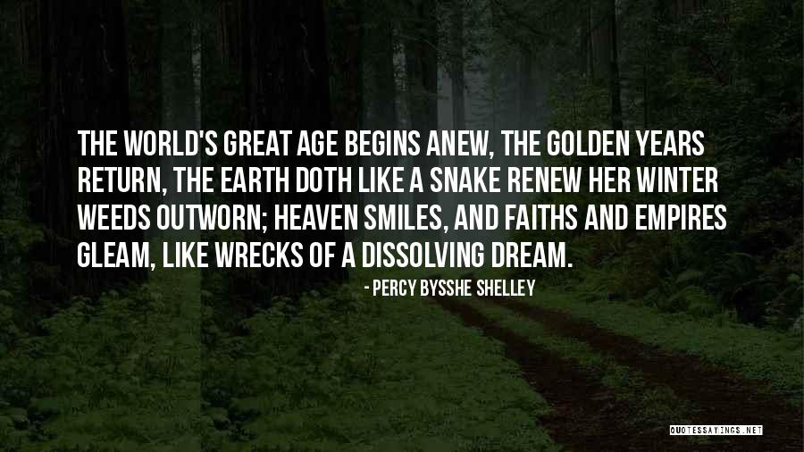 Winter Of The World Quotes By Percy Bysshe Shelley