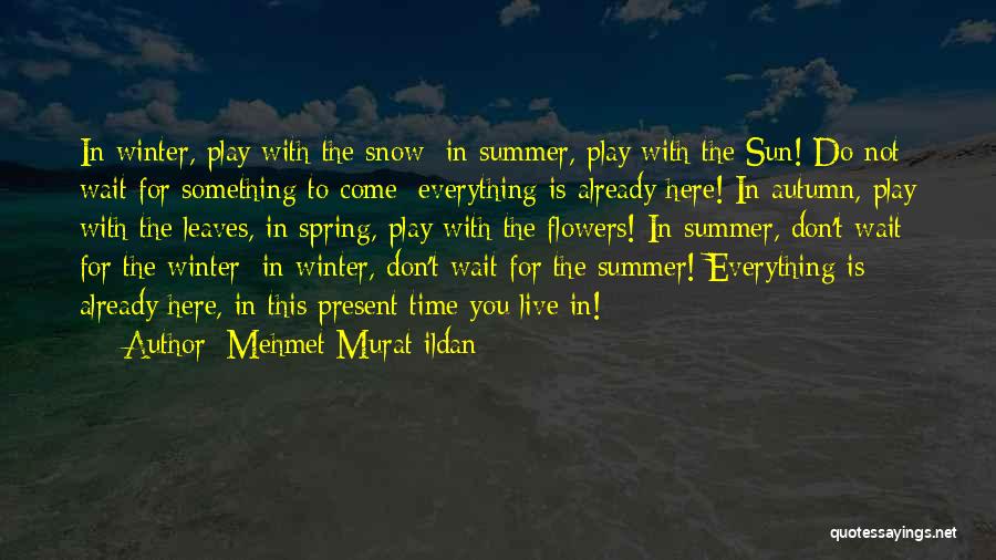 Winter Play Quotes By Mehmet Murat Ildan