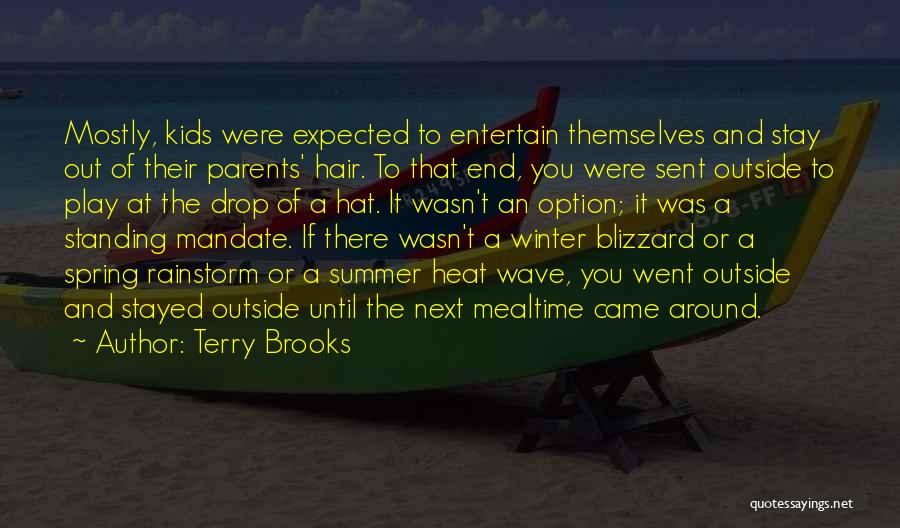 Winter Play Quotes By Terry Brooks