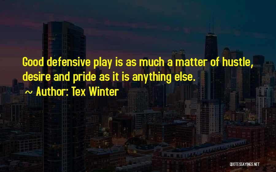 Winter Play Quotes By Tex Winter