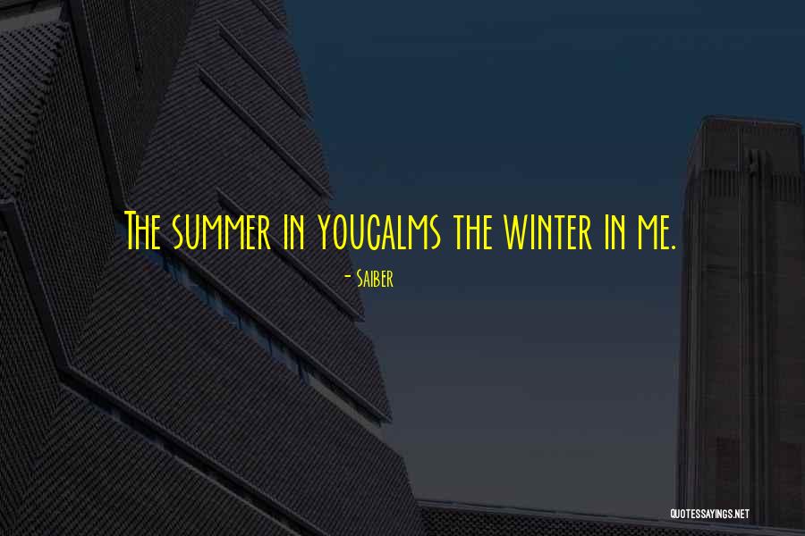 Winter Poetry Quotes By Saiber Winter Poetry Quotes By Saiber