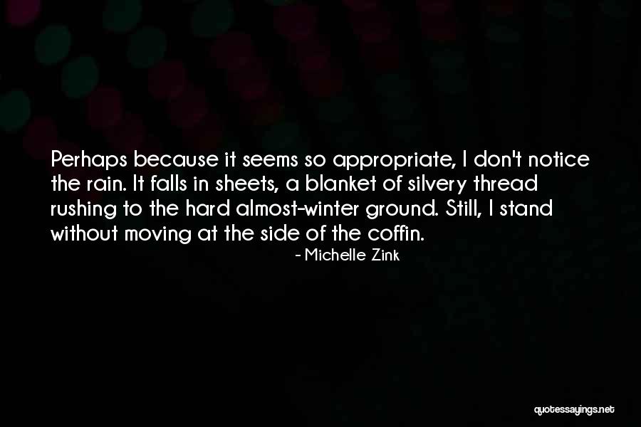 Winter Rainy Day Quotes By Michelle Zink