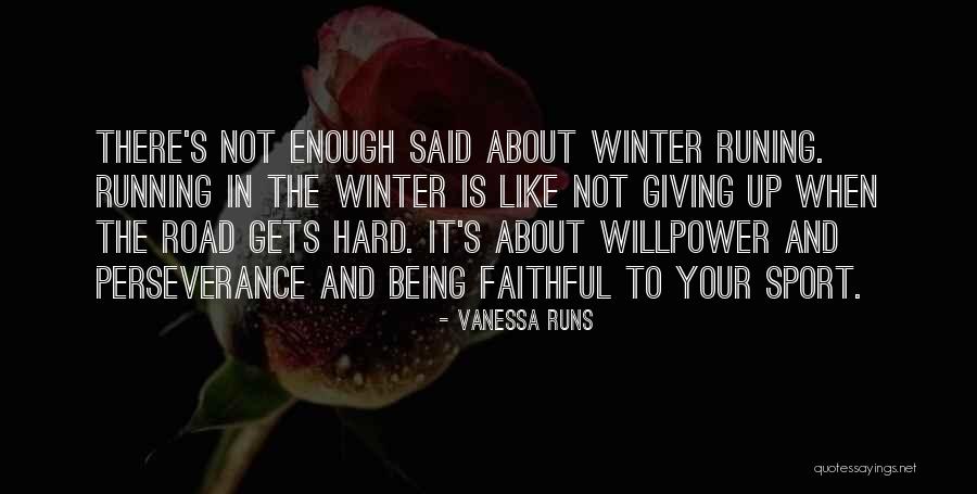 Winter Sport Quotes By Vanessa Runs