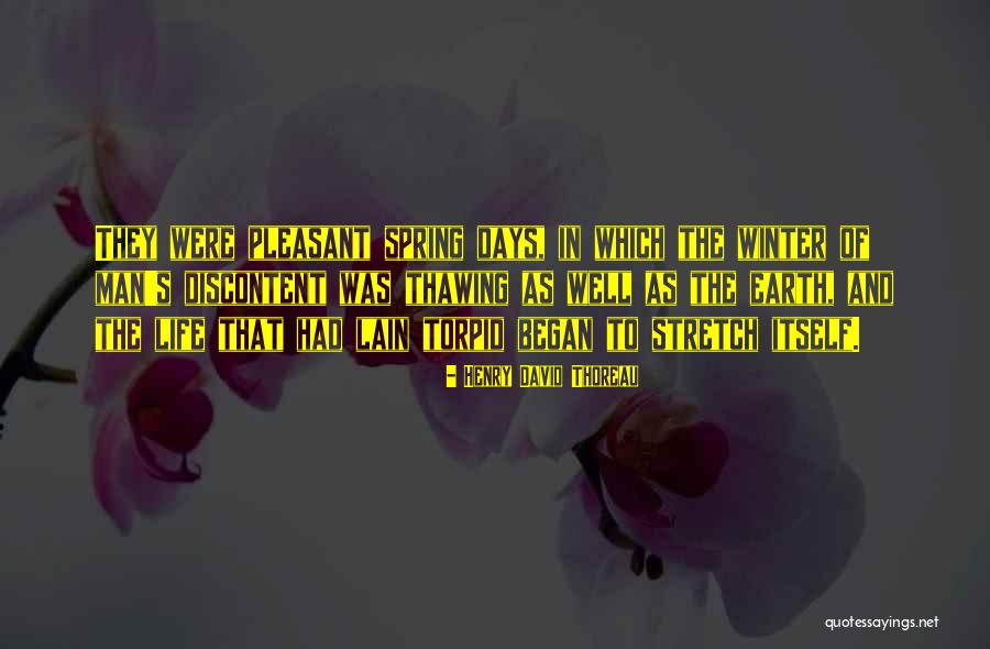 Winter Spring Quotes By Henry David Thoreau Winter Spring Quotes By Henry David Thoreau