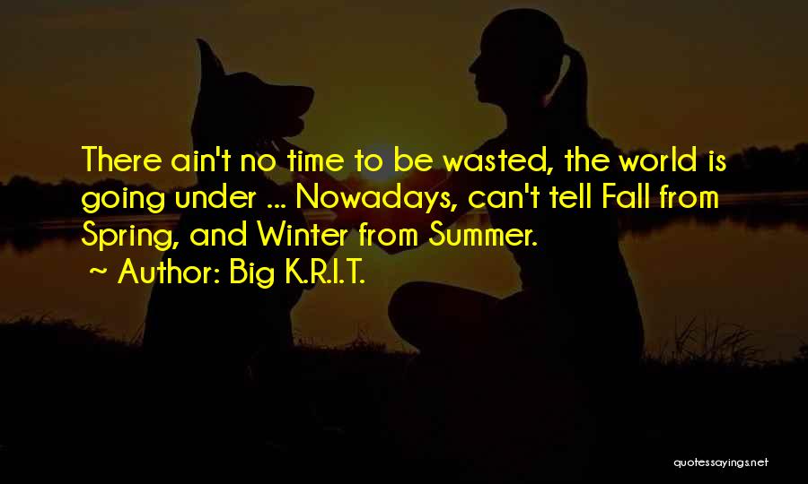 Winter Spring Summer Fall Quotes By Big K.R.I.T.