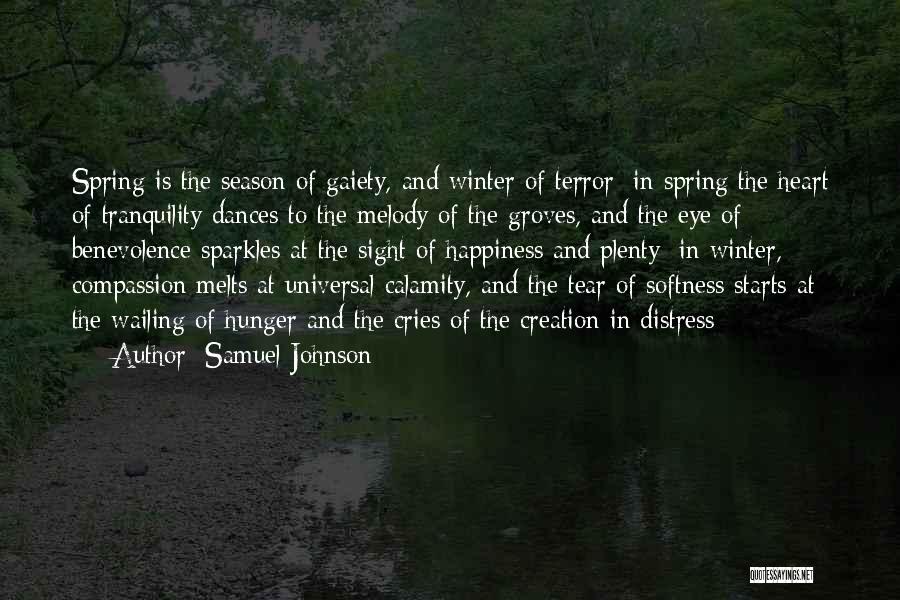 Winter Starts Quotes By Samuel Johnson