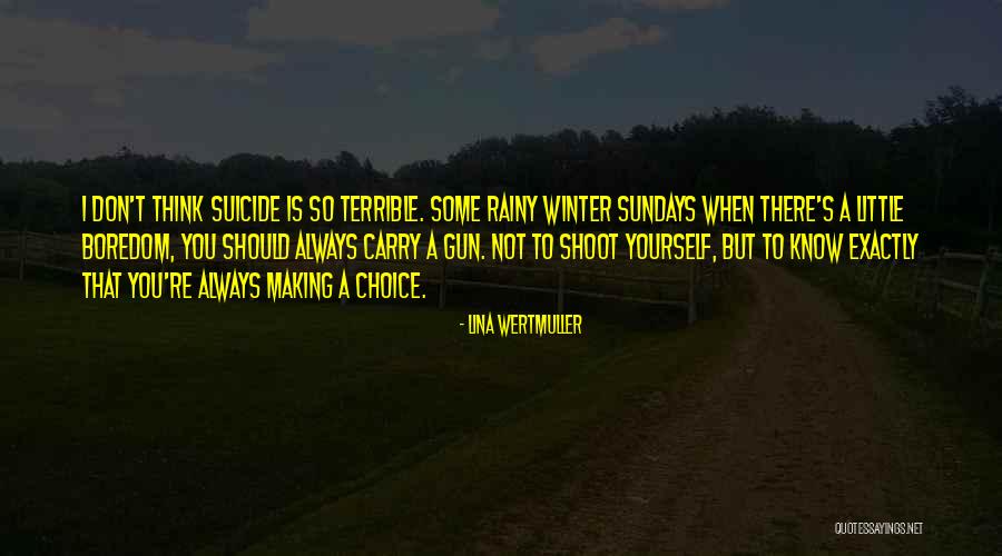 Winter Sunday Quotes By Lina Wertmuller Winter Sunday Quotes By Lina Wertmuller