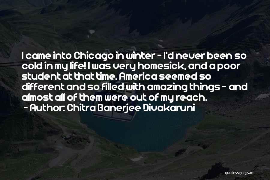 Winter Time Cold Quotes By Chitra Banerjee Divakaruni