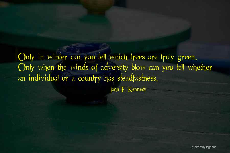 Winter Trees Quotes By John F. Kennedy Winter Trees Quotes By John F. Kennedy