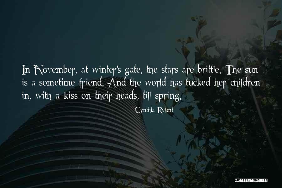 Winter Vs Spring Quotes By Cynthia Rylant