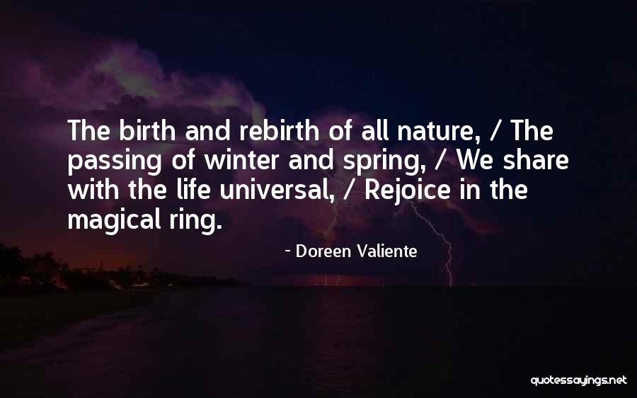 Winter Vs Spring Quotes By Doreen Valiente