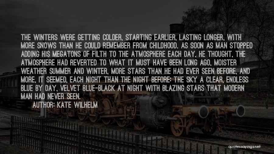 Winter Vs Summer Quotes By Kate Wilhelm