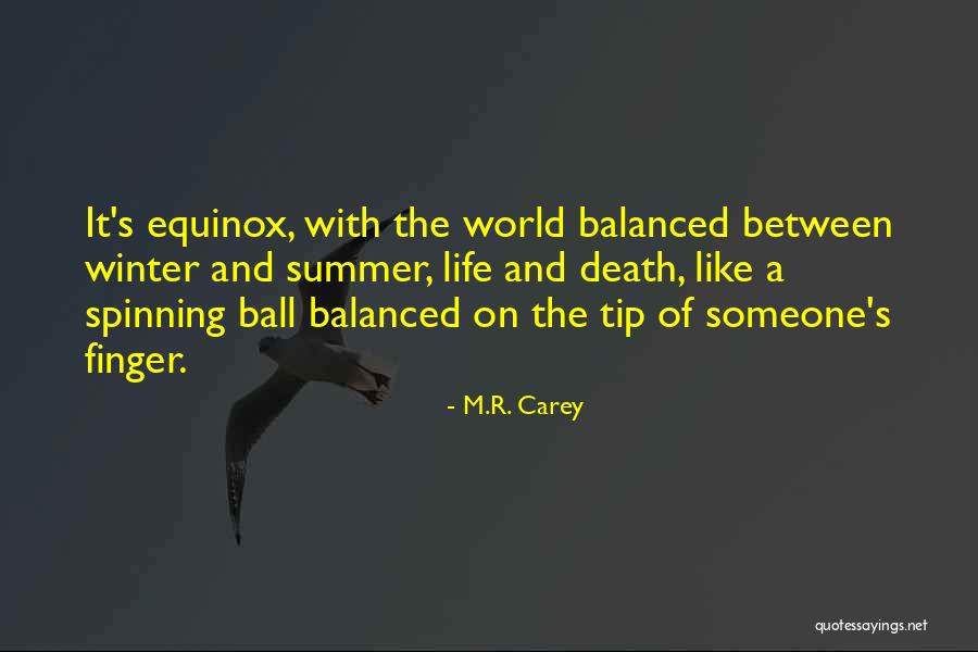 Winter Vs Summer Quotes By M.R. Carey Winter Vs Summer Quotes By M.R. Carey