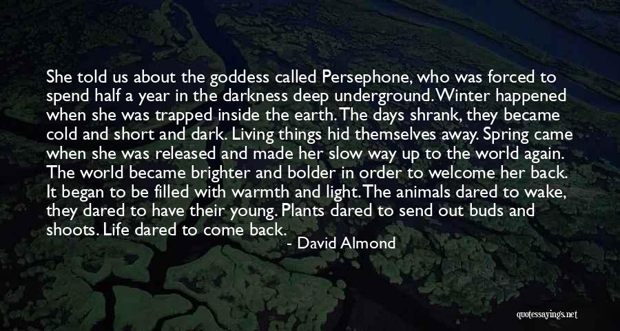 Winter Warmth Quotes By David Almond