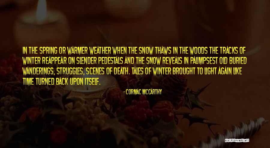 Winter Weather Quotes By Cormac McCarthy