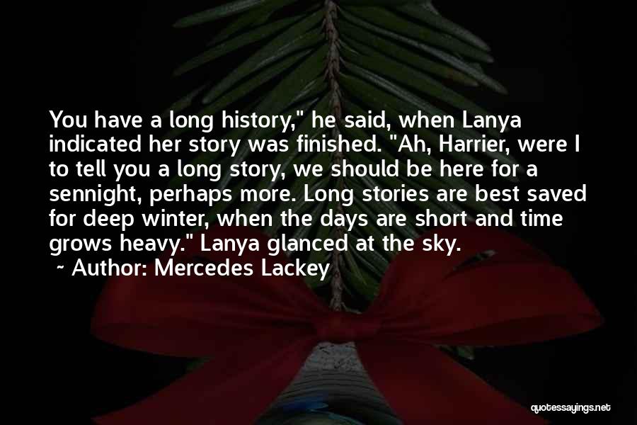 Winter Weather Quotes By Mercedes Lackey