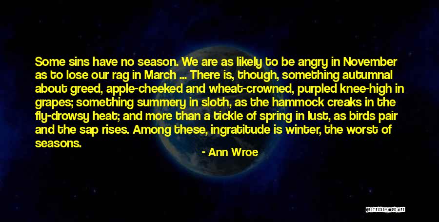 Winter Wheat Quotes By Ann Wroe