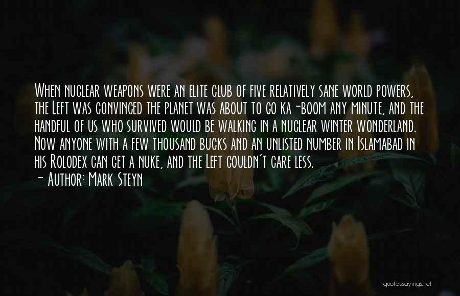 Winter Wonderland Quotes By Mark Steyn