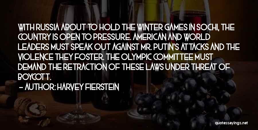 Winter X Games Quotes By Harvey Fierstein