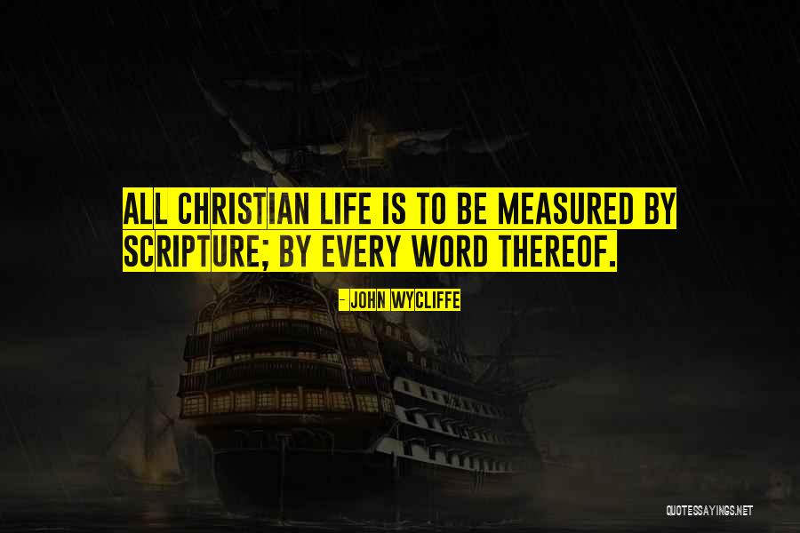 Winterlong On Youtube Quotes By John Wycliffe