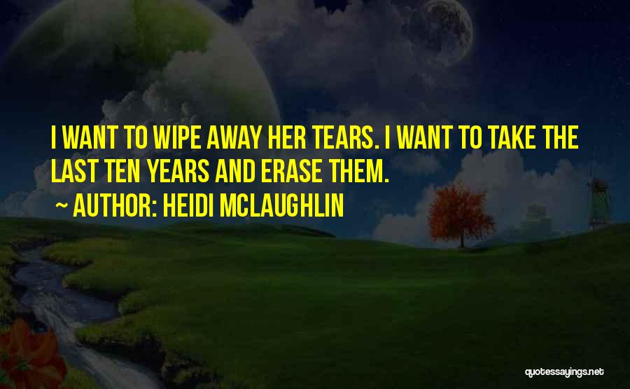 Wipe Tears Quotes By Heidi McLaughlin