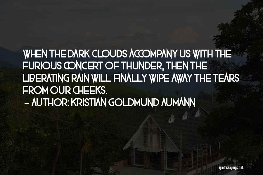 Wipe Those Tears Quotes By Kristian Goldmund Aumann