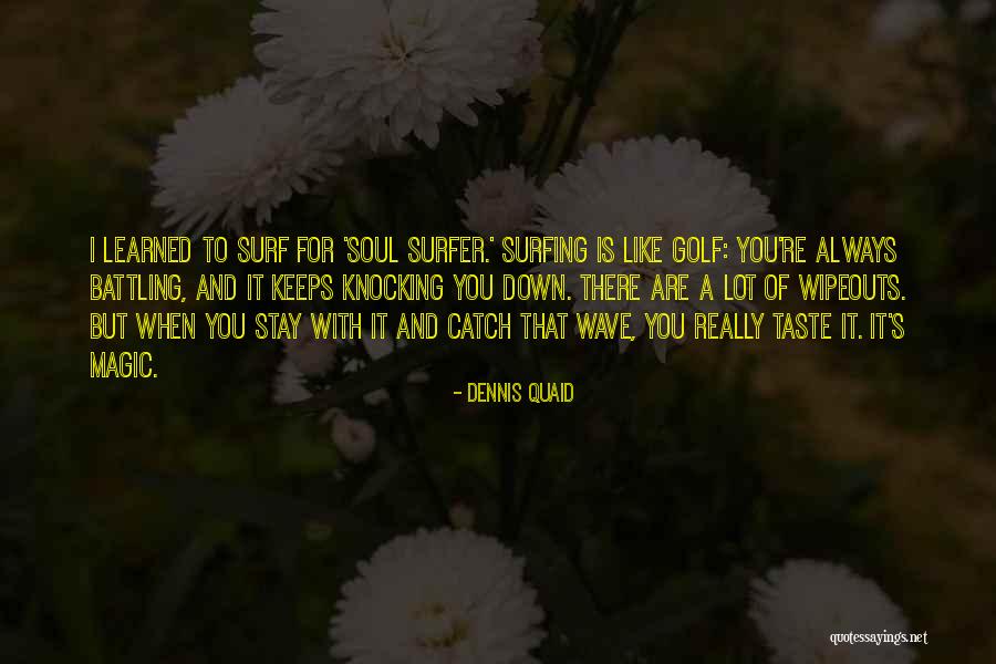 Wipeouts Best Quotes By Dennis Quaid Wipeouts Best Quotes By Dennis Quaid