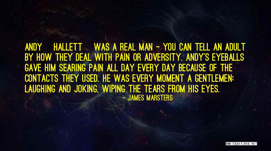 Wiping Tears Quotes By James Marsters