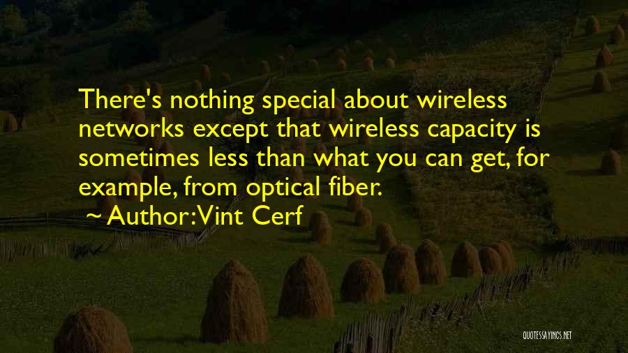 Wireless Networks Quotes By Vint Cerf