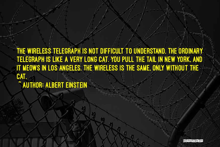 Wireless Telegraph Quotes By Albert Einstein