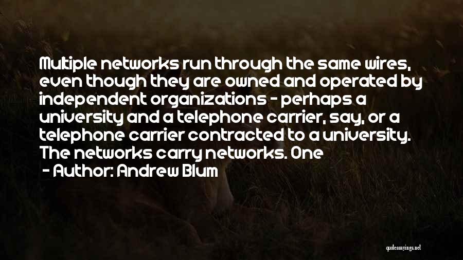 Wires Quotes By Andrew Blum