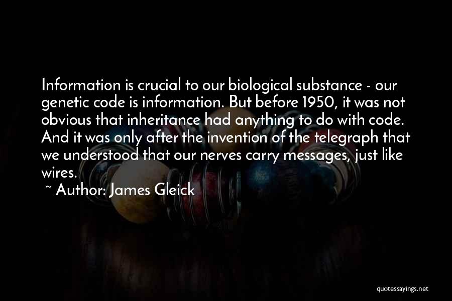 Wires Quotes By James Gleick