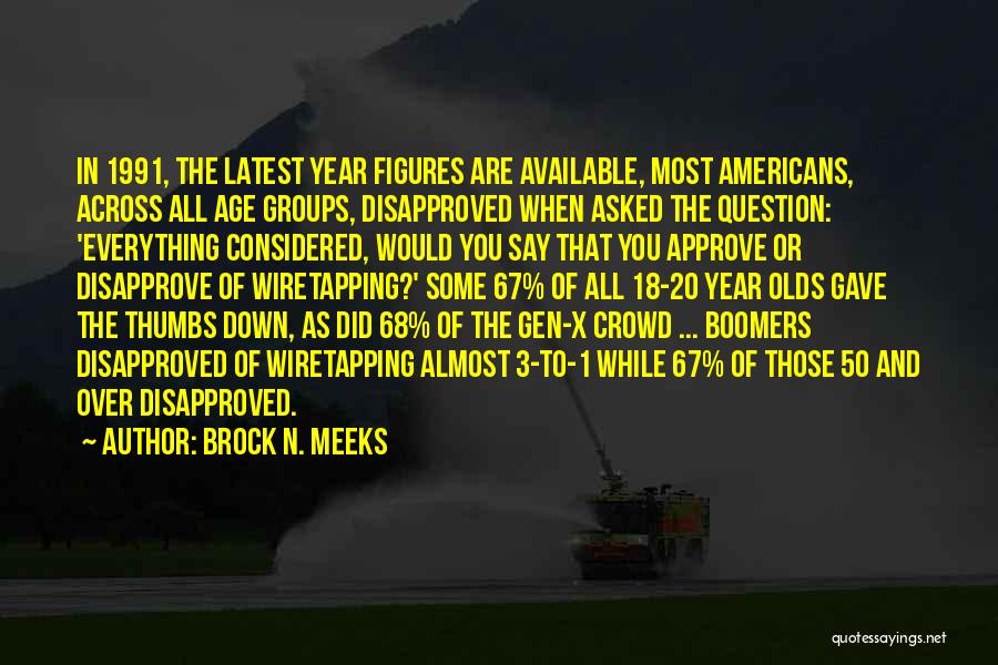 Wiretapping Quotes By Brock N. Meeks