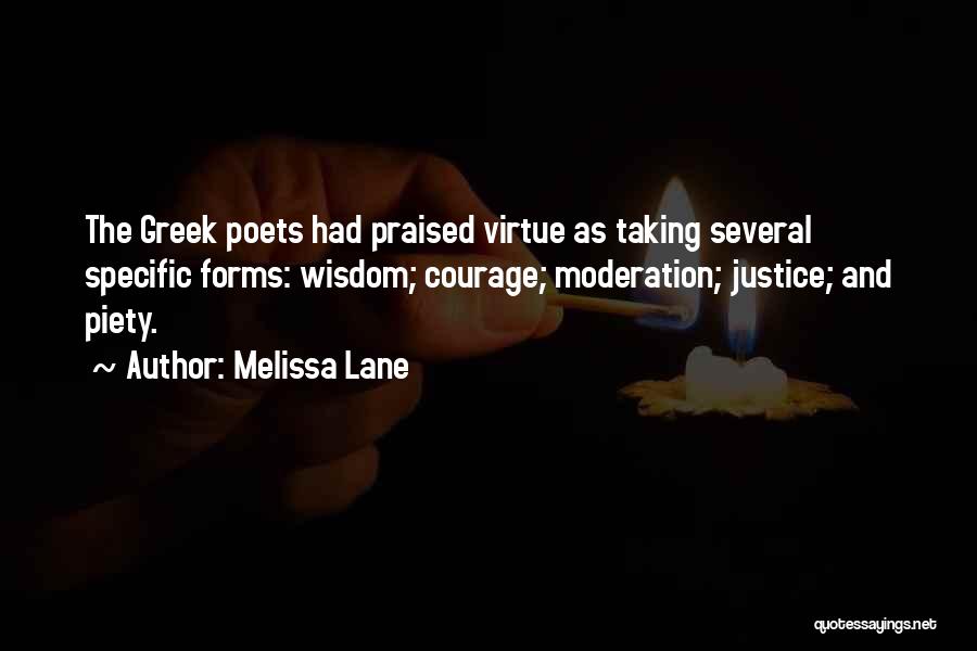 Wisdom And Courage Quotes By Melissa Lane