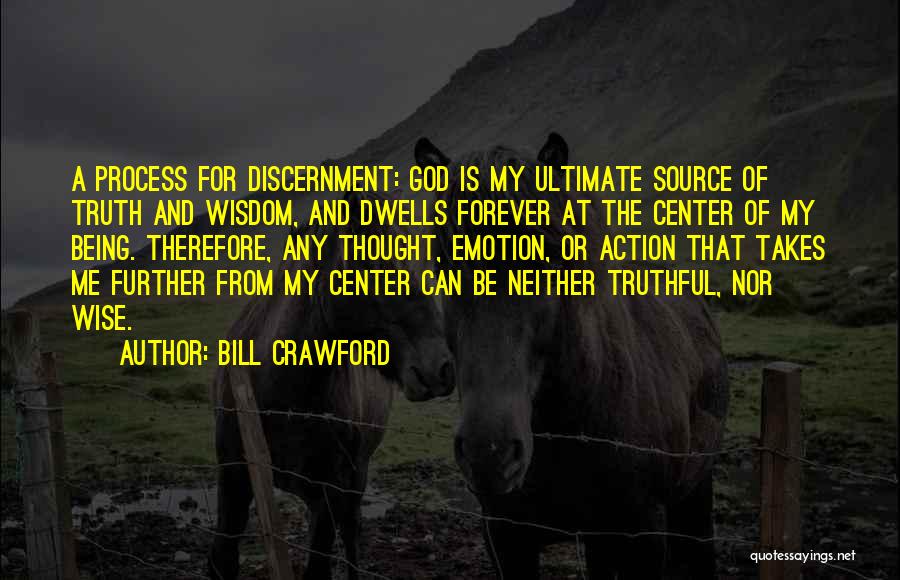 Wisdom And Discernment Quotes By Bill Crawford