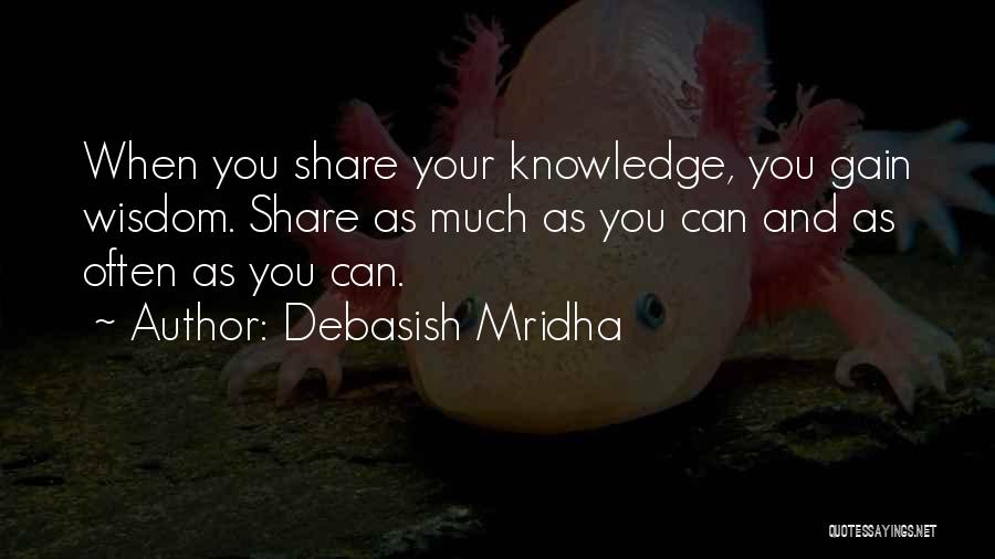 Wisdom And Education Quotes By Debasish Mridha