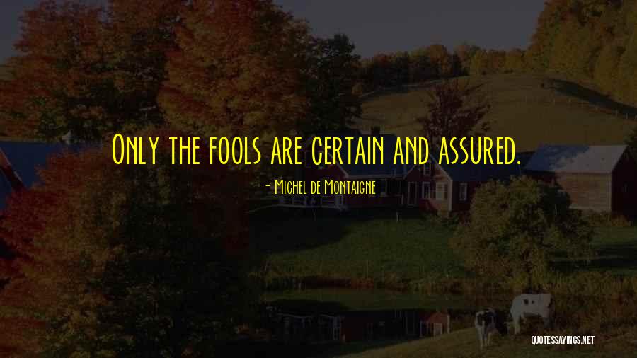 Wisdom And Fools Quotes By Michel De Montaigne Wisdom And Fools Quotes By Michel De Montaigne