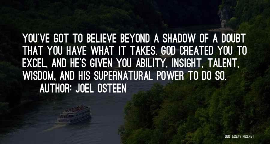 Wisdom And Insight Quotes By Joel Osteen