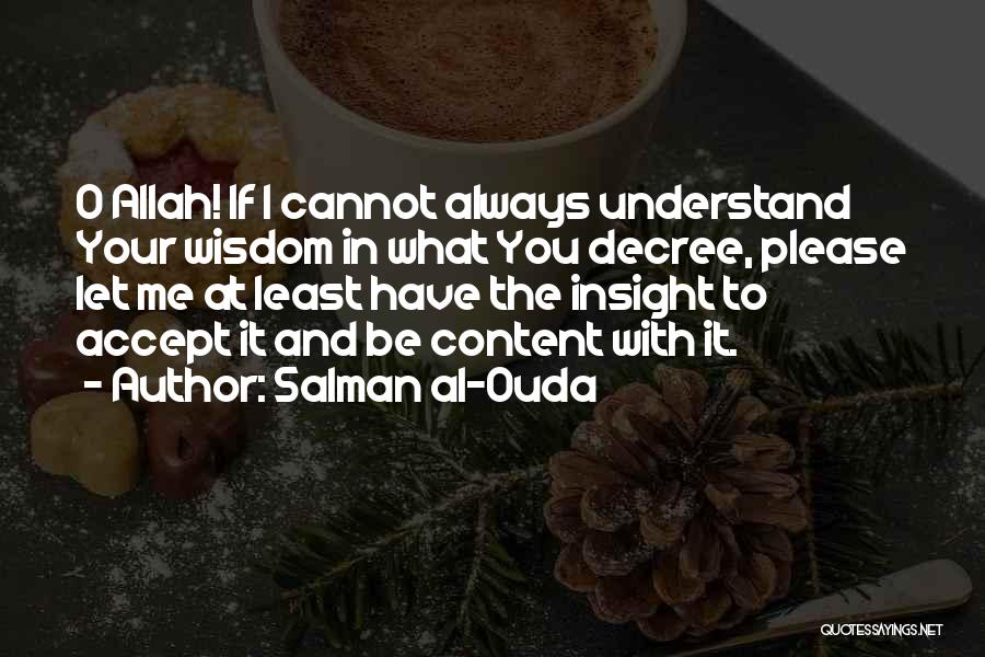Wisdom And Insight Quotes By Salman Al-Ouda