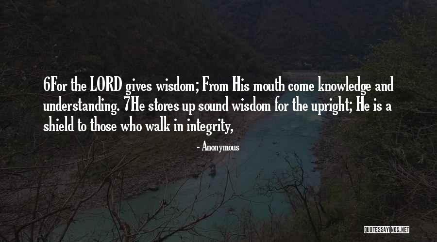 Wisdom Knowledge And Understanding Quotes By Anonymous