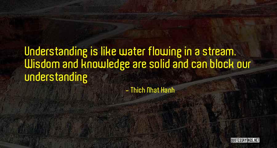 Wisdom Knowledge And Understanding Quotes By Thich Nhat Hanh