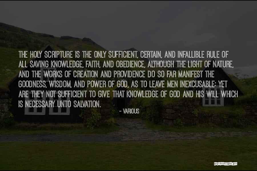 Wisdom Obedience Quotes By Various Wisdom Obedience Quotes By Various