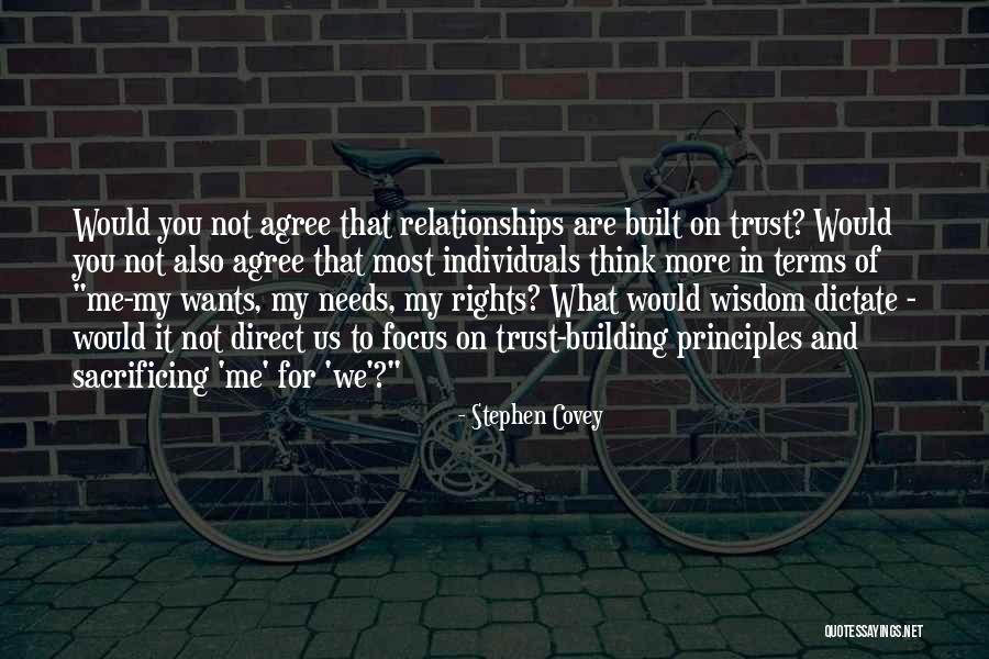 Wisdom Principles Quotes By Stephen Covey