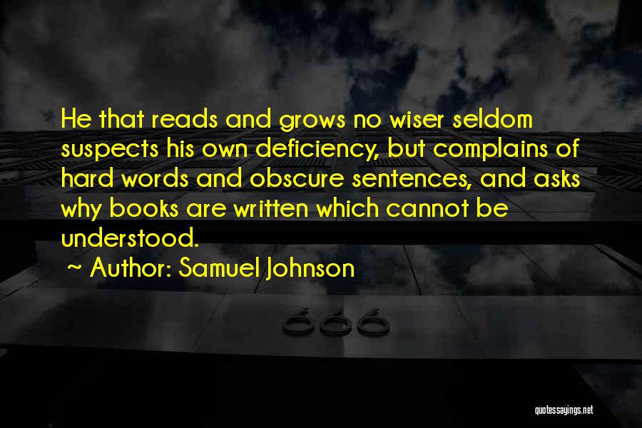 Wisdom Sentences Quotes By Samuel Johnson
