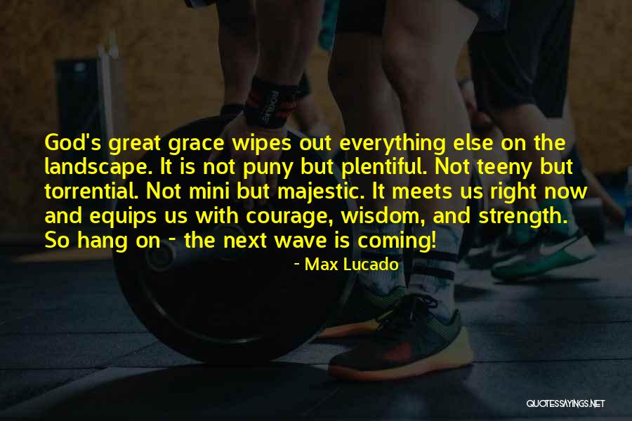 Wisdom Strength And Courage Quotes By Max Lucado