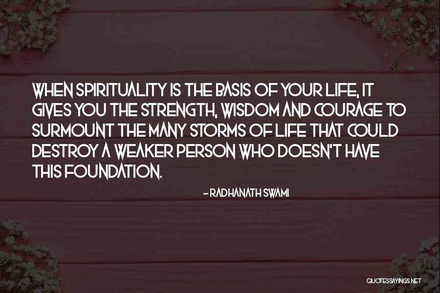 Wisdom Strength And Courage Quotes By Radhanath Swami Wisdom Strength And Courage Quotes By Radhanath Swami