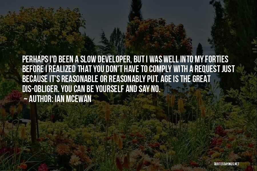Wisdom With Age Quotes By Ian McEwan