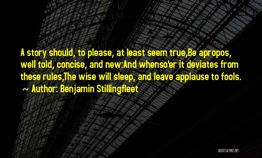Wise And Fool Quotes By Benjamin Stillingfleet