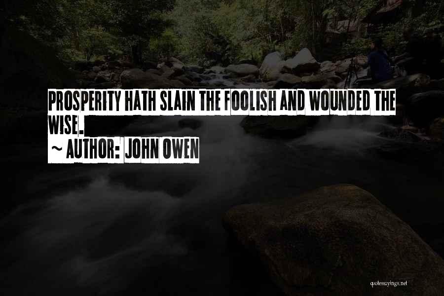 Wise And Foolish Quotes By John Owen